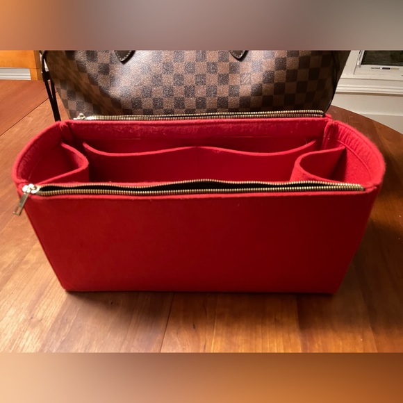 Louis Vuitton Damier Neverfull GM Tote Bag w/RECEIPT AND Custom Organizer Insert - Picture 14 of 16